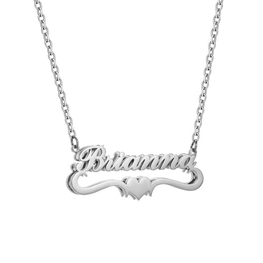 Customized Stainless Steel Double-layer Name Necklace