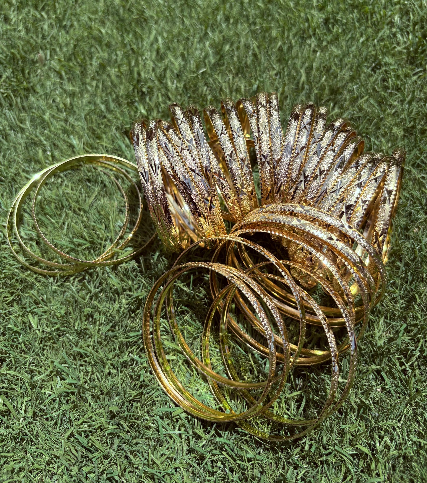 18k Gold Plated Bangles (waterproof)