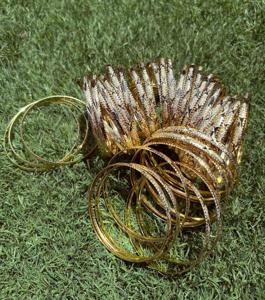 18k Gold Filled Bangles