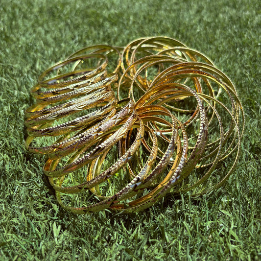 18k Gold Filled Bangles