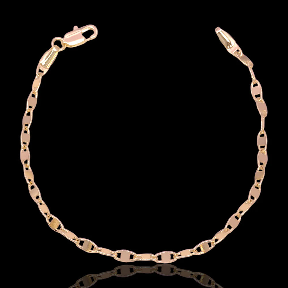 GOLD FILLED VIENNA VALENTINO CHAIN BRACELET